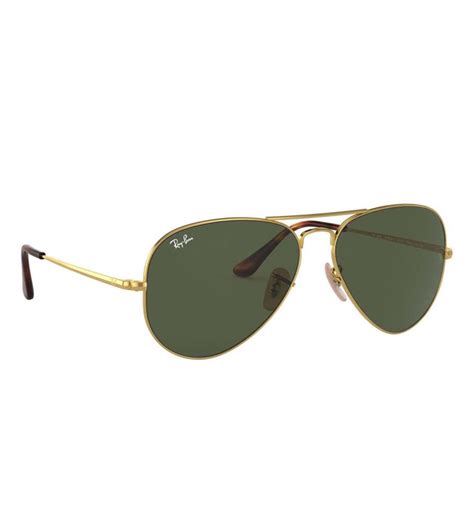 Buy Ray Ban Icons Gold Unisex Sunglasses Online Tata Cliq Luxury