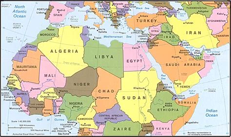 Northern Africa And Middle East Map Middle East Mapmiddle East Country Map