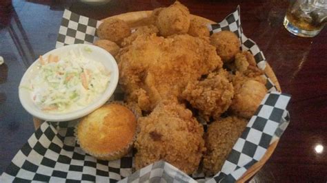 How did hush puppies get their name? 4 piece fried chicken with hush puppies...so much food! - Yelp