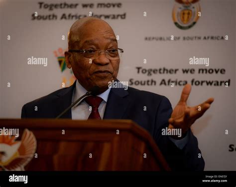 Pretoria South Africa 24th Apr 2015 South African President Jacob