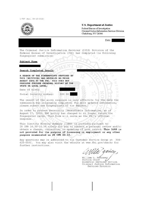 Fbi Format Fbi Criminal Background Check Form Form I 783 Eforms