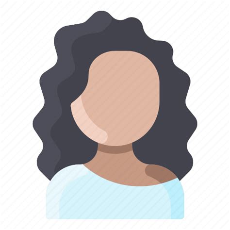 African Avatar Curly Hair User Woman Icon Download On Iconfinder