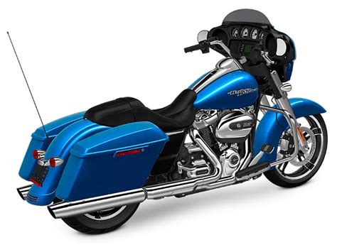 Used 2018 Harley Davidson Street Glide® Electric Blue Motorcycles In