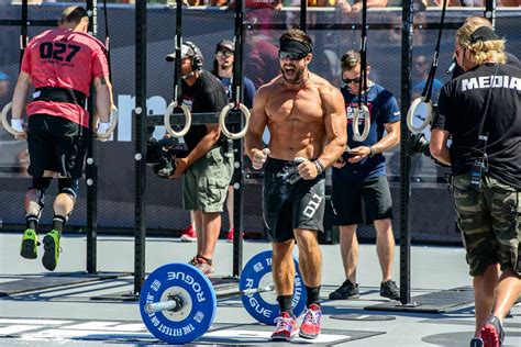 Rich Froning Showing Some Emotion During The Mens Final Of The 2012