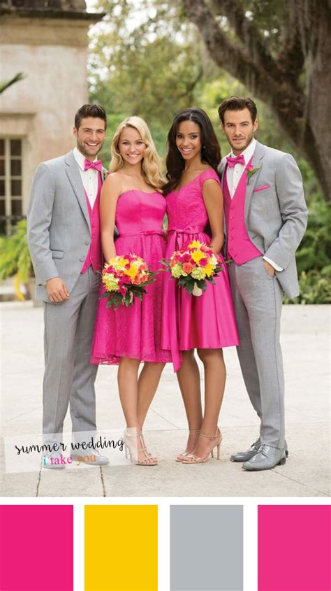 Summer Wedding Colours 5 Fresh Color Combinations For