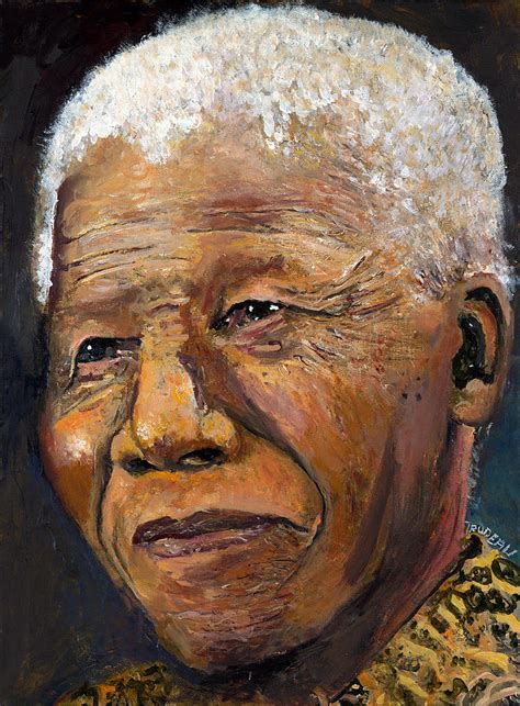Nelson Mandela Painting By Patricia Trudeau Fine Art America