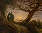 Caspar David Friedrich | Two Men Contemplating the Moon, 1825-30 | Tutt ...