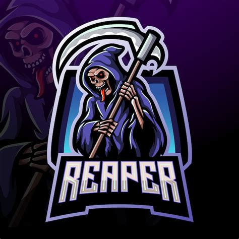 Premium Vector Grim Reaper Esport Logo Mascot Design
