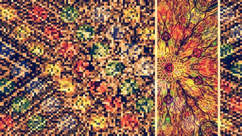 Rainbow Colored Artistic Pixel Wallpaper Hd Wallpaper Background