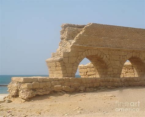 Caesarea Israel Ancient Roman City Port Photograph By Robert Birkenes