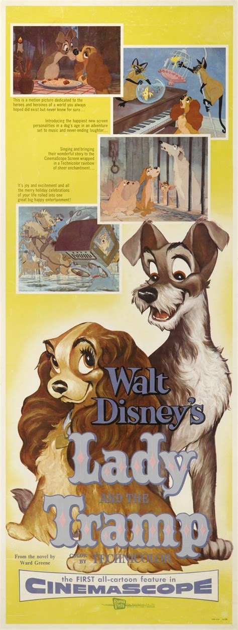 Lady And The Tramp 1955 Poster Us Original Film Posters Online