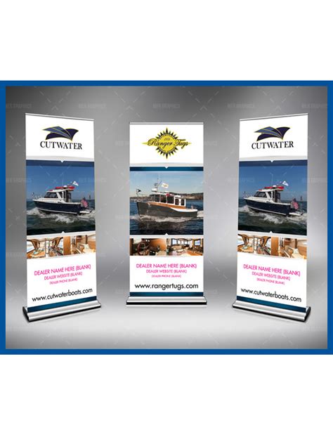 Mer Graphics Branded Retractable Banner Stand