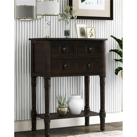 Console Table With Drawers Segmart 23 Small Sofa Table Entry Table