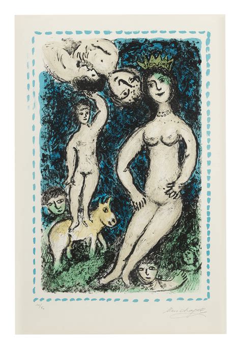MARC CHAGALL THE BLUE NUDE M Chagall Online A World Of