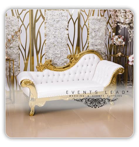 Latest Designed Luxury Wedding Furniture Gold Ulrika Wedding Acrylic