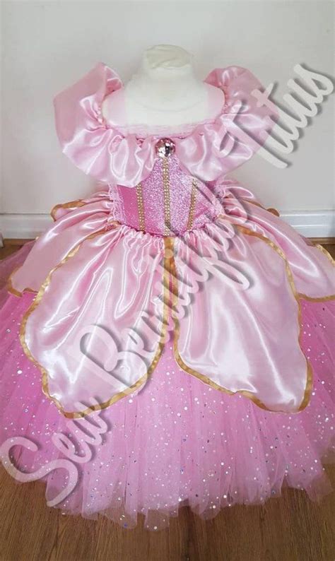 Sleeping Beauty Aurora Sparkle Ball Gown Girl Tutu Dress Fun Etsy
