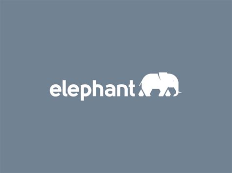 Elephant Logo by Andreas Olymbios - Dribbble gambar png