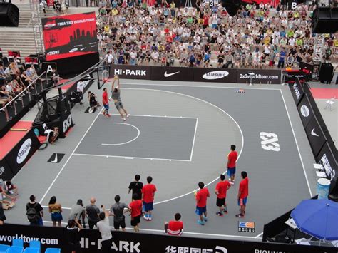Fiba 3x3 World Tour Is Underway On Sport Court Basketball Courts