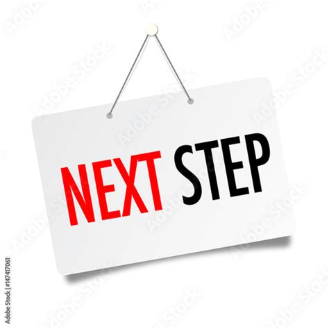 Next Step Stock Vector Adobe Stock