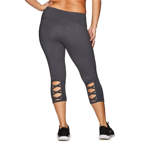 Rbx Rbx Active Womens Plus Size Cotton Spandex Fashion Workout Yoga Capri Leggings Walmart