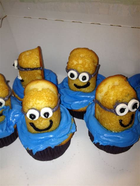 Dispicable Me Minion Cupcakes Made With Twinkies So Simple And