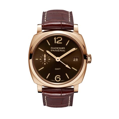 Panerai Radiomir 1940 3 Days Gmt Oro Rosso Limited Edition 18k Rose