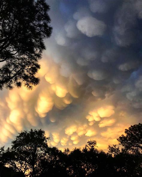 Mammatus Clouds Swallow Up The Sky Over Pensacola Florida In Pictures