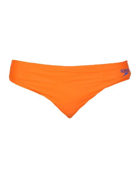 Speedo Swim Brief In Orange For Men Lyst