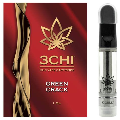 3chi Hhc Vape Cartridge Green Crack 1ml Leafly