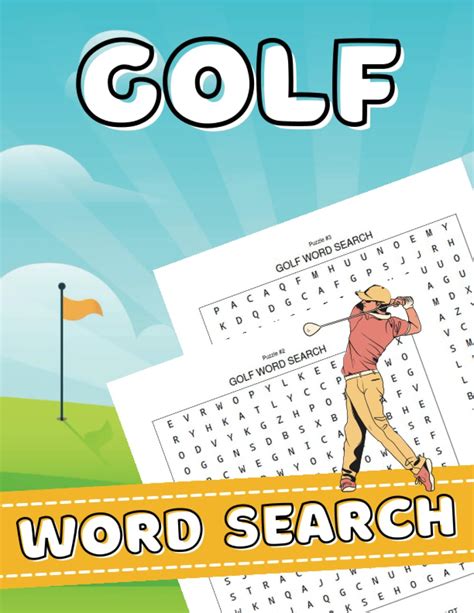 Golf Word Search Large Print Golf Word Search Puzzle Book
