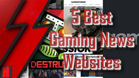 Top 5 Best Gaming News Websites Youtube