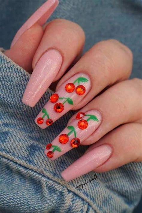 35 Best Cherry Nail Art Ideas To Wear This Spring
