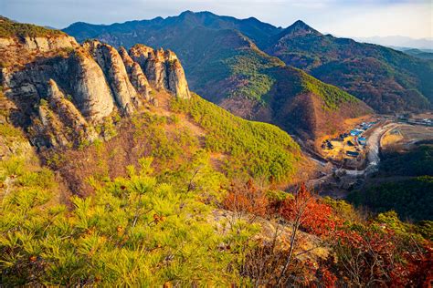 Mountain And Temple Scenery In Koreas Juwangsan National Park 7