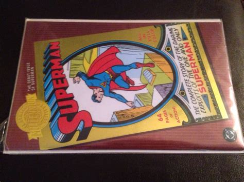 Pop Culture Shop Superman 1 Comic Book Chrome Cover 40 Jerry Siegel