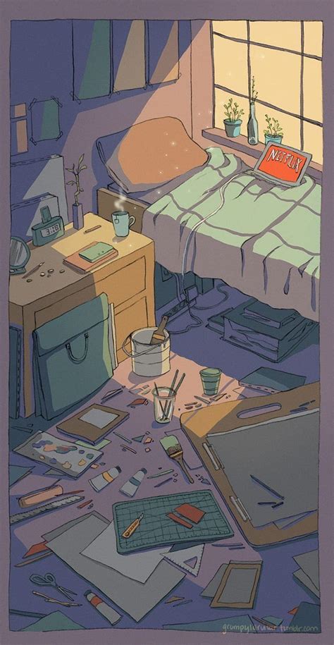 Aesthetic Anime Bedroom Hd Phone Wallpaper Pxfuel