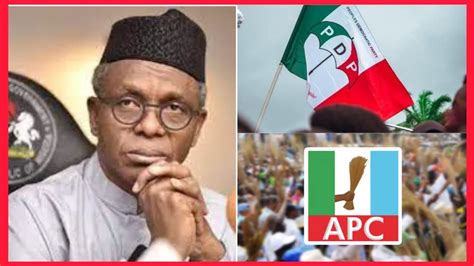 breaking news el rufai dumps pdp for apc can this really happen see whats going on and why