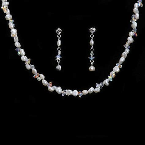 Freshwater Pearl And Swarovski Crystal Jewellery Zaphira Bridal
