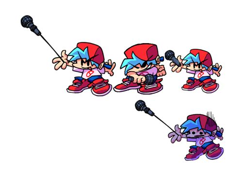 Made A Sprite Sheet For The Unused Attack Animation For The Boyfriend
