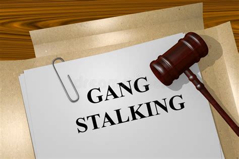 Gang Stalking Concept Stock Image Image Of Invader Attorney 67193107