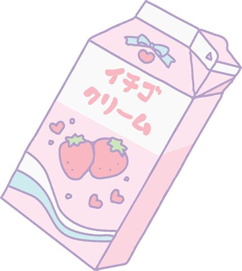 Strawberry Milk By Ayanamichan Kawaii Art Kawaii Drawings Kawaii