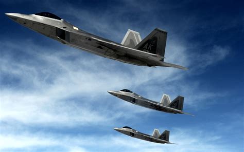 F 22 Raptors Stealth Fighters Wallpapers Hd Wallpapers Id 10447