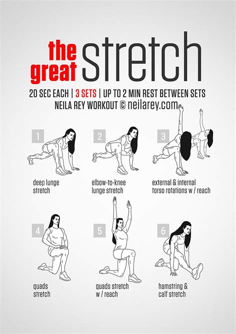 The Great Stretch Post Workout Stretches Pre Workout Stretches