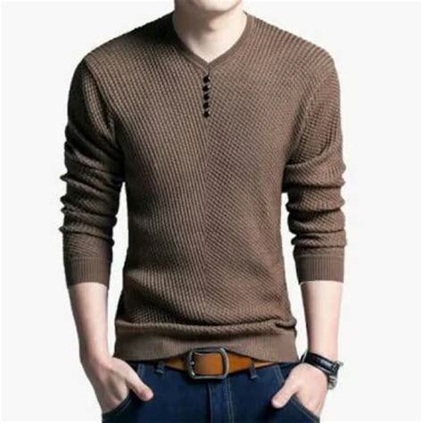 Mens Knit Full Sleeve T Shirt At Rs In