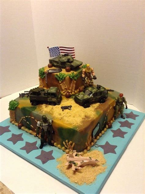 Cake design cuore di zucchero: 32+ Excellent Picture of Army Birthday Cakes (With images ...