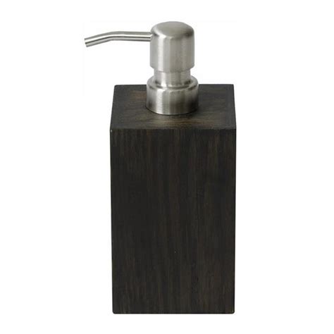 Wireworks Wooden Soap Dispenser Unisex Dark Oak Amara