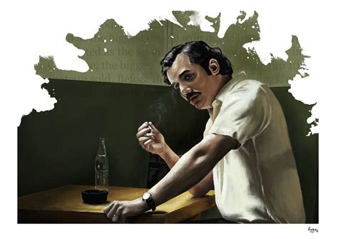 Narcos Illustration Pablo Escobar On Behance