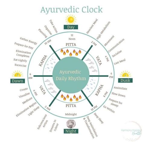 The Ayurvedic Clock Harmony Inspired Health