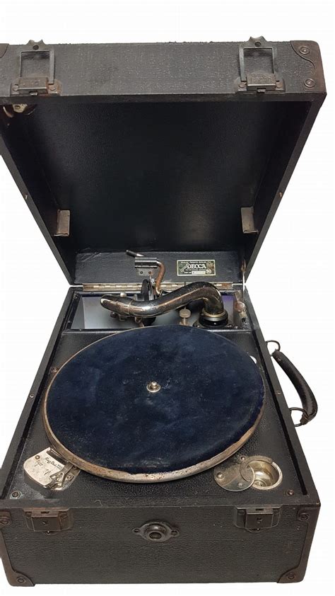 Portable gramophone Decca no. 110 DoGramofonu.PL