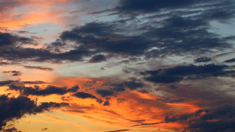 Download Wallpaper 2048x1152 Sky Cloud Sunset Evening Ultrawide