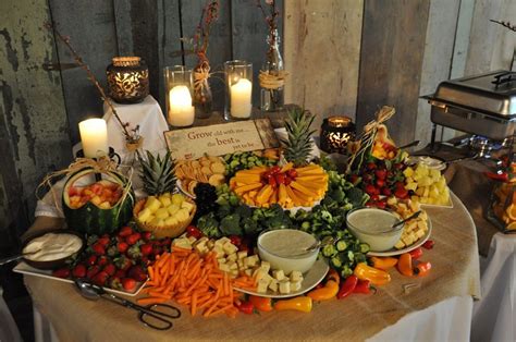Kris Kitchen Home Veggies And Fruit For A Wedding Reception Autumn